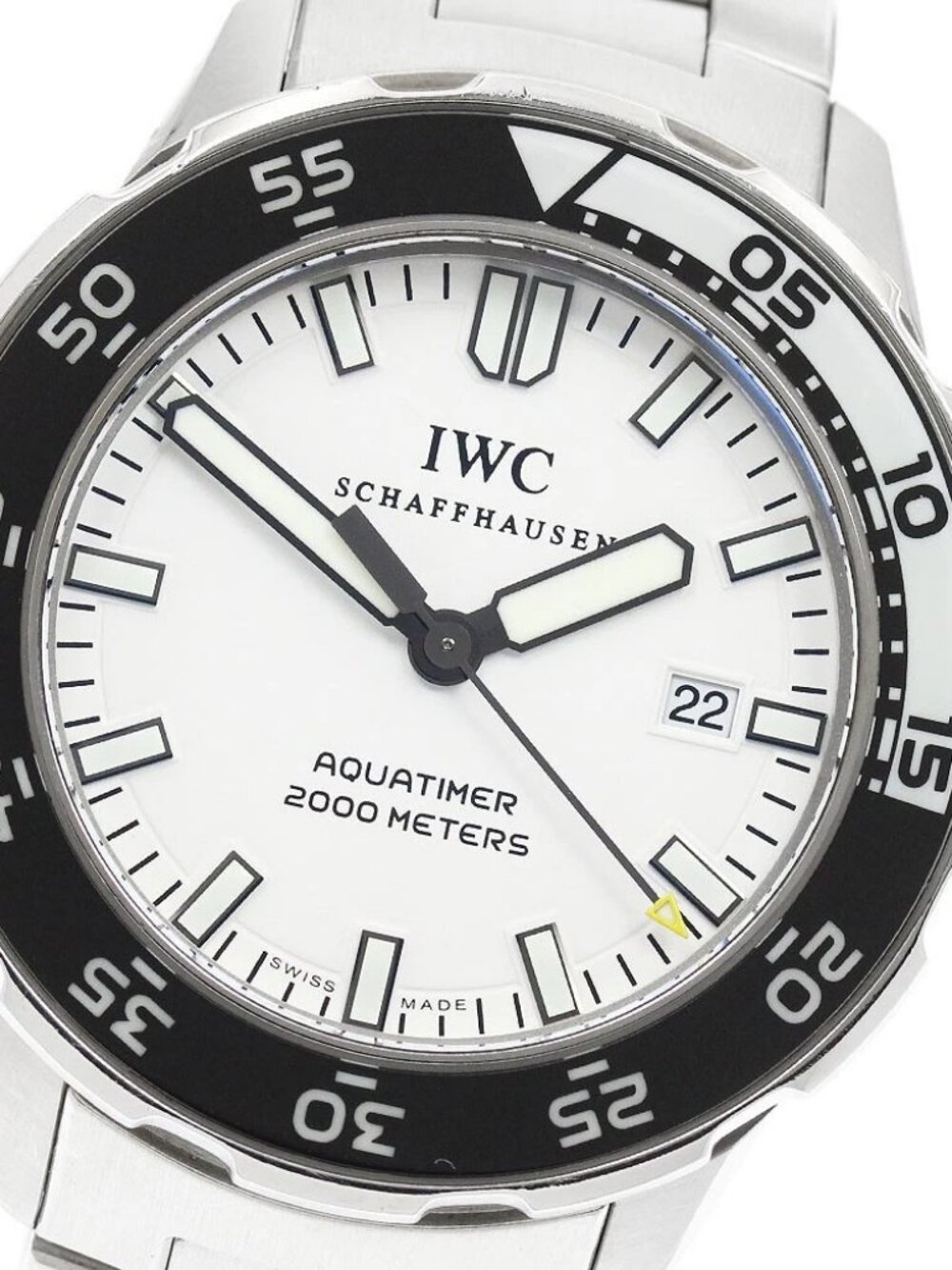 IWC SCHAFFHAUSEN Aqua timer IW356805 Date white Dial Automatic Men's_947361